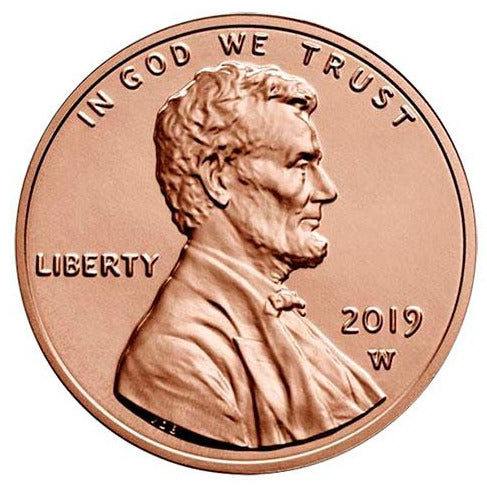 2019 W Lincoln Shield Cent - Reverse Proof