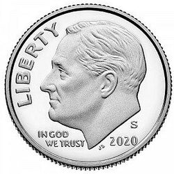 2020 S Roosevelt Dime - 99.9% SILVER Proof