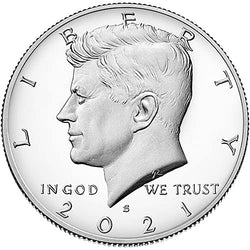 2021 S Kennedy Half Dollar - 99% SILVER Proof