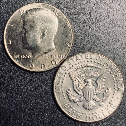 1980 P&D Kennedy Half Dollar