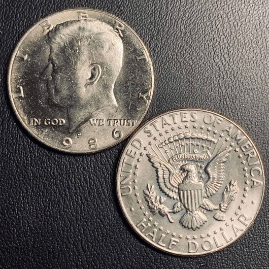 1986 P&D Kennedy Half Dollar