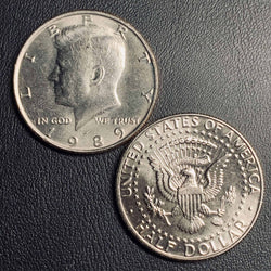 1989 P&D Kennedy Half Dollar