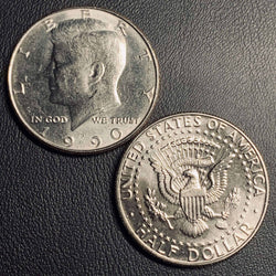 1990 P&D Kennedy Half Dollar