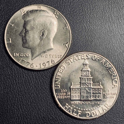 1976 P&D Bicentennial Kennedy Half Dollar