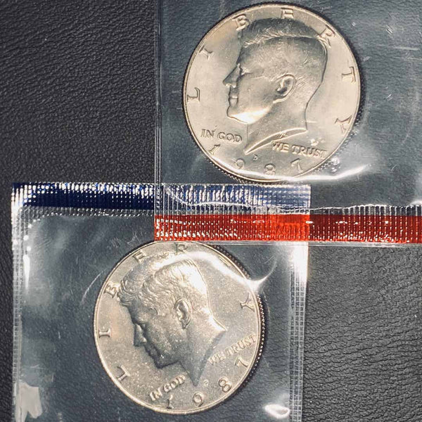1987 P&D Kennedy Half Dollar