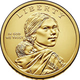 2018 P&D Native American "Jim Thorpe" Golden Dollar $1 Uncirculated Set