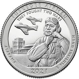 2021 S Proof "Tuskegee Airmen" National Historic Site Quarter - Alabama